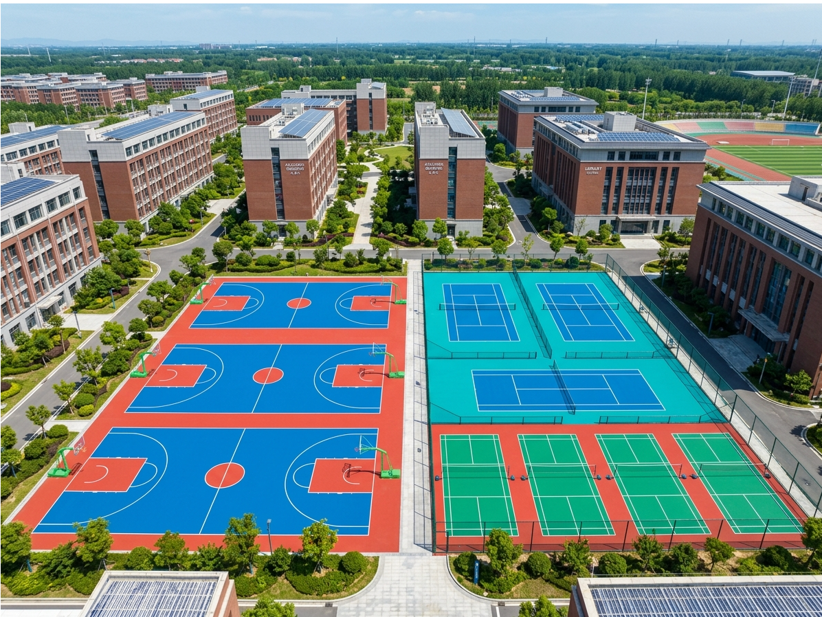 绍兴市硅PU球场学校塑胶跑道 - 排名